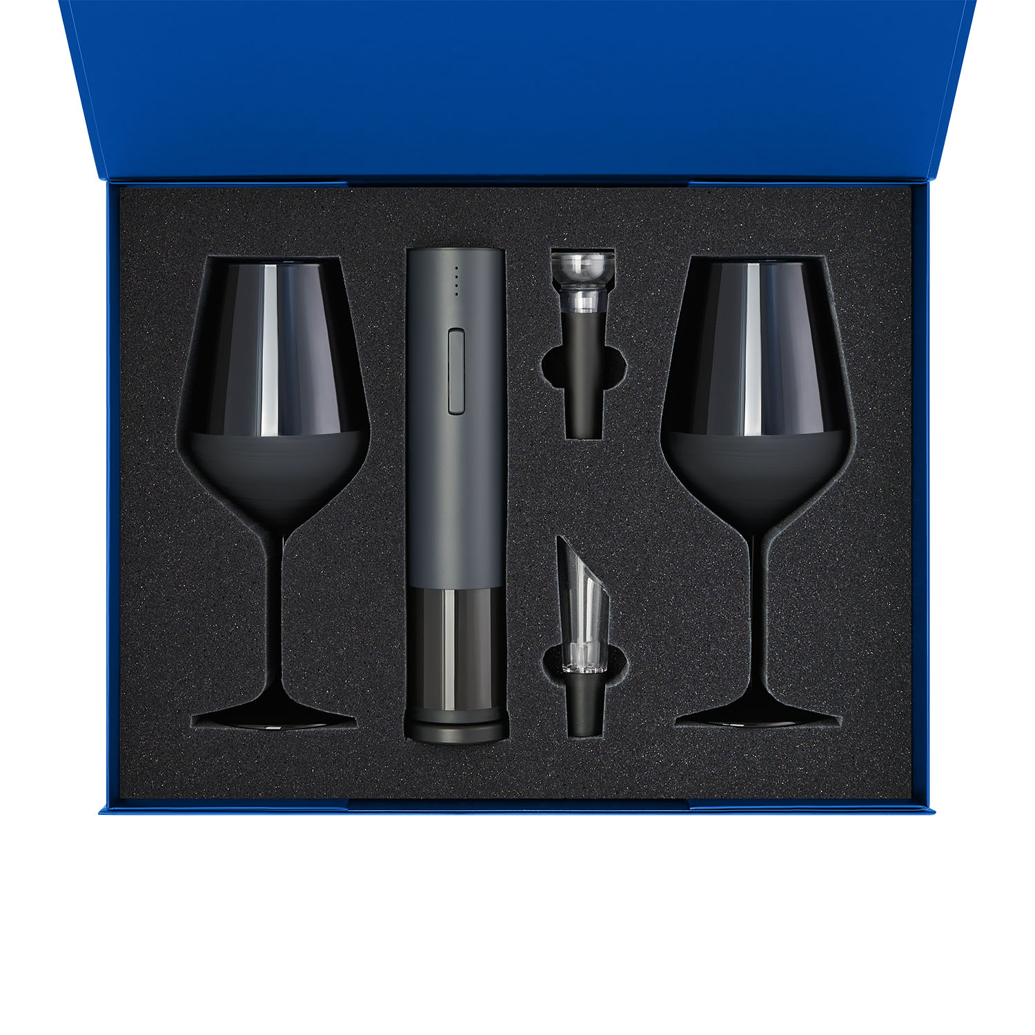 Ложемент под 2 бокала для вина + набор для вина Сакраменто (Sacramento) в большую коробку-трансформер (арт. 695722)