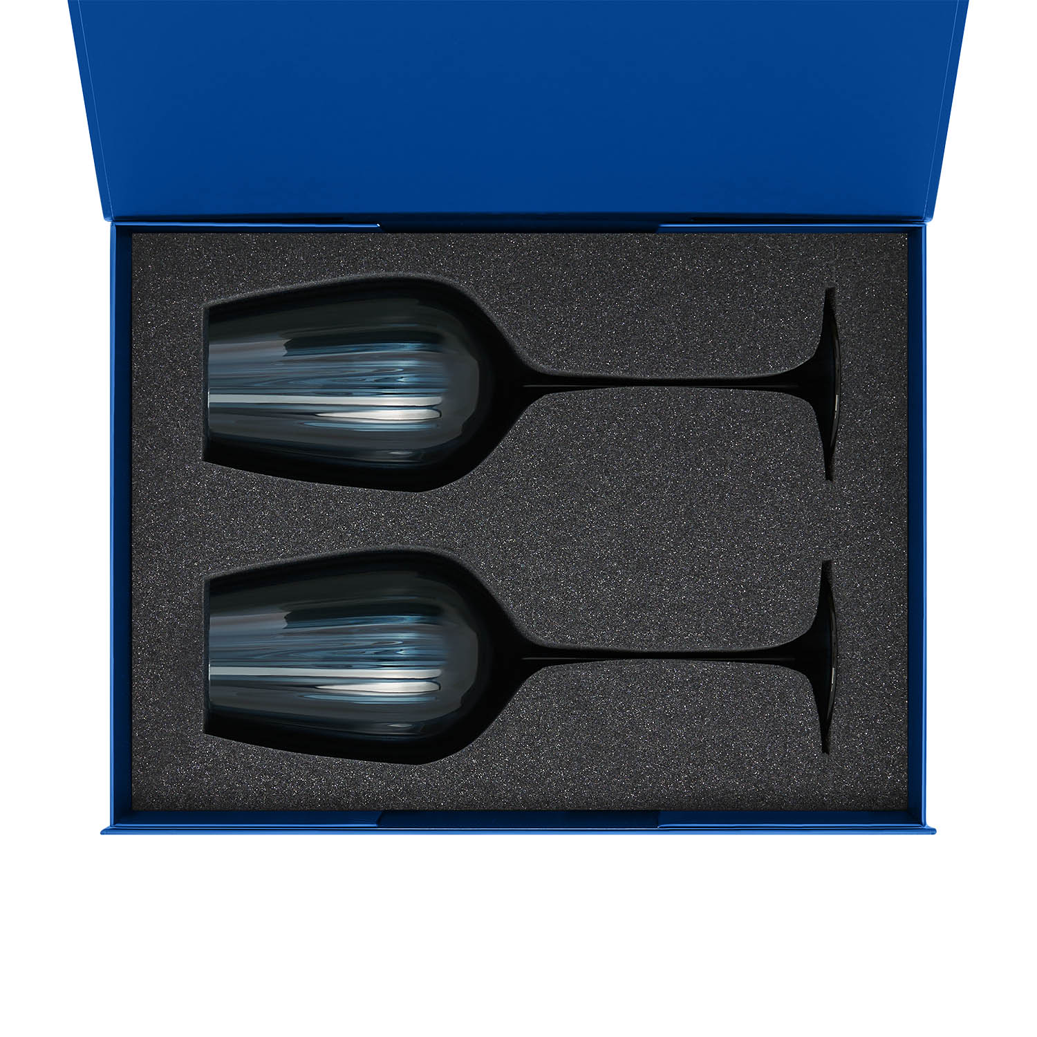 Ложемент под 2 бокала для вина (рифленое стекло) в среднюю коробку-трансформер (арт. 695721)