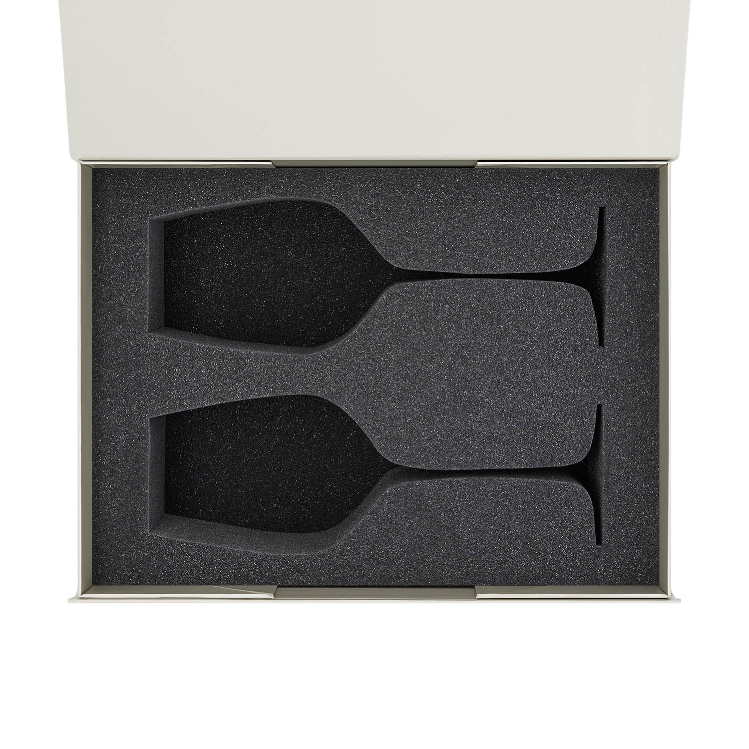 Ложемент под 2 бокала для вина (рифленое стекло) в среднюю коробку-трансформер (арт. 695721)