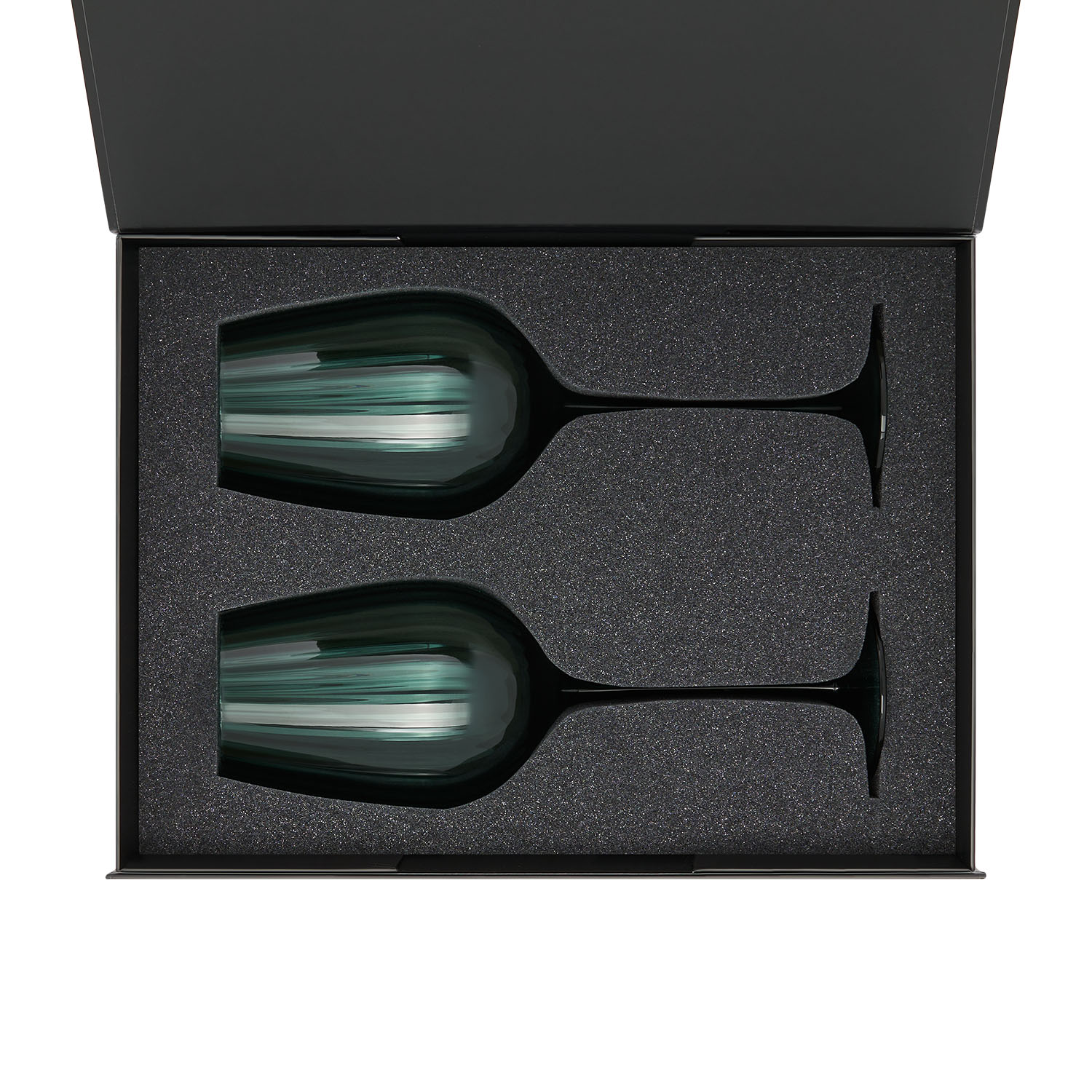 Ложемент под 2 бокала для вина (рифленое стекло) в среднюю коробку-трансформер (арт. 695721)