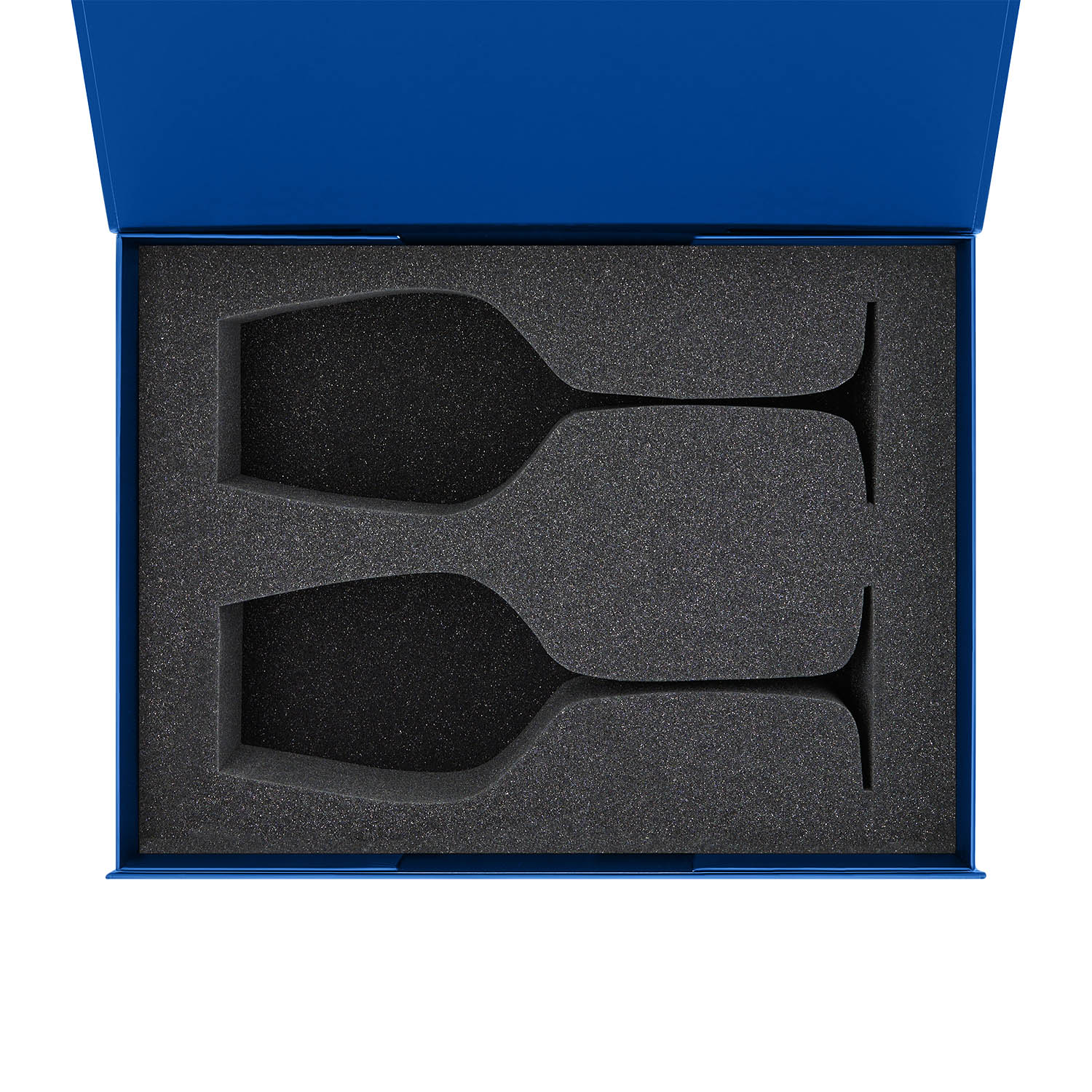 Ложемент под 2 бокала для вина (рифленое стекло) в среднюю коробку-трансформер (арт. 695721)