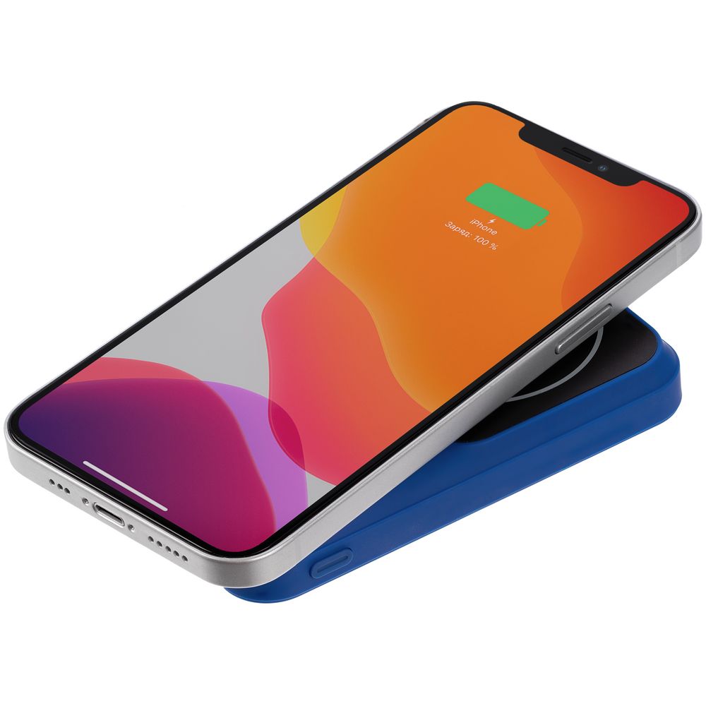 Магнитный беспроводной аккумулятор Top Force, 10000 мАч, синий