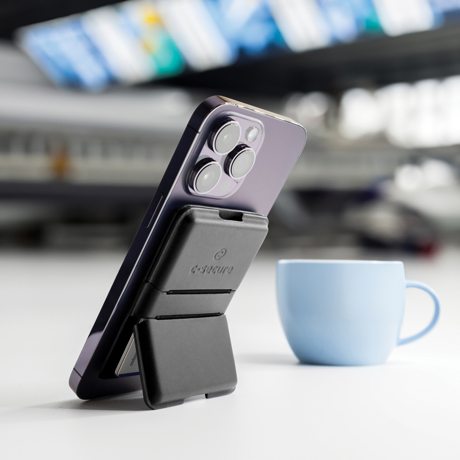 Магнитный картхолдер для телефона C-Secure MagSafe