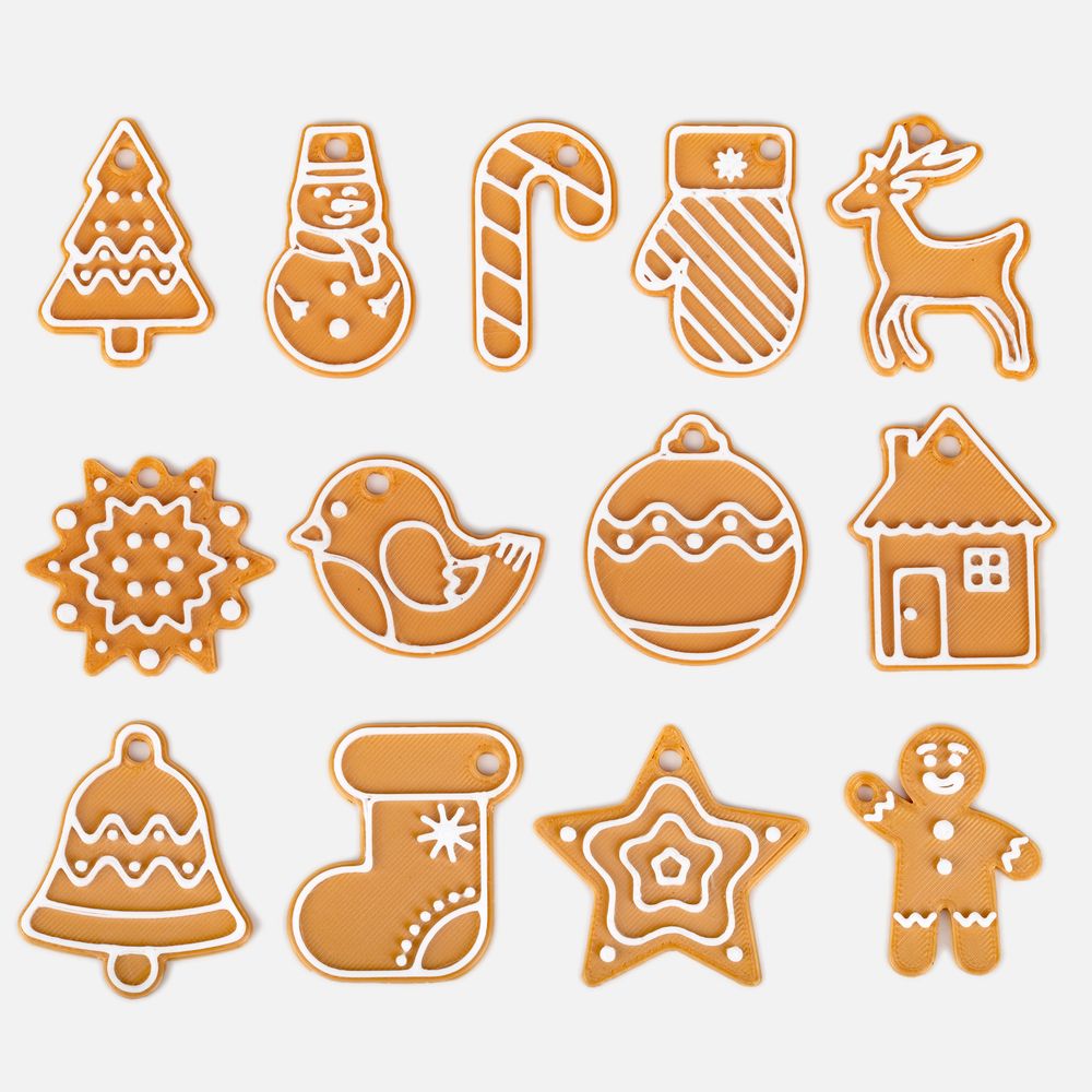 Мини-подвеска «Пряник», 3D-печать на заказ, колокольчик