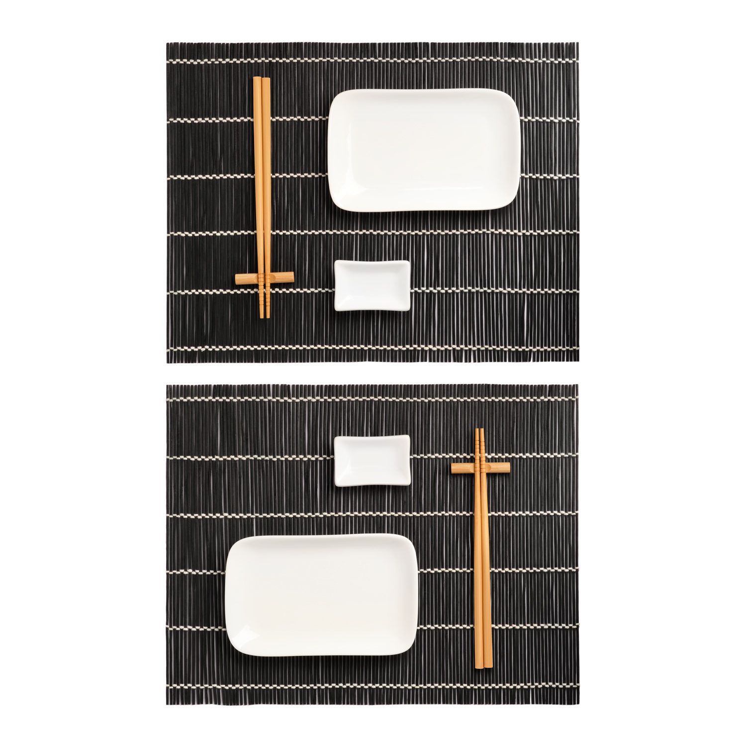 Набор для сервировки суши Токио (Tokyo) (10 предметов), черный