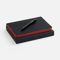 Набор Doppio, черный с красным