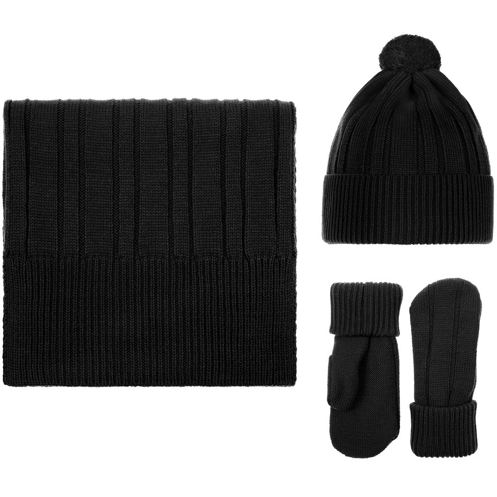 Набор Knit Beat, черный