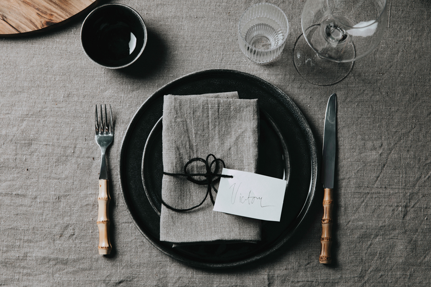 Набор плоских тарелок VINGA Nomimono, d20 см, 2 шт.