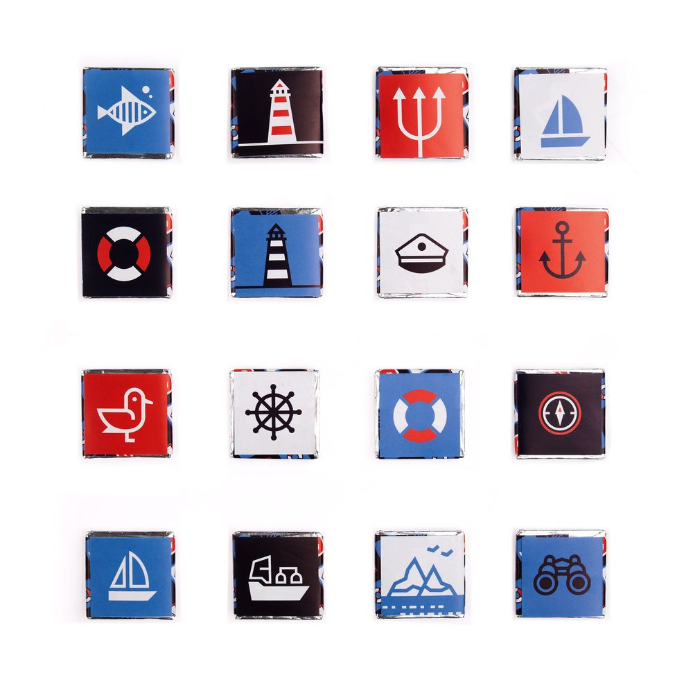 Набор с горьким шоколадом Industry, морская