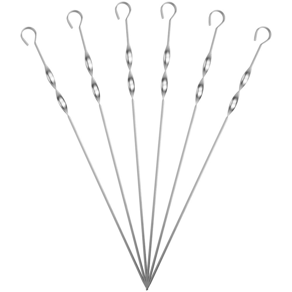 Набор шампуров в чехле Bower, ver.2, серый