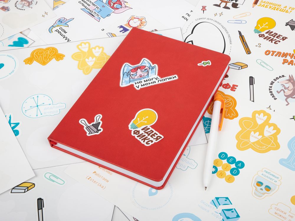 Наклейки ПВХ Sticker Pack на заказ, S