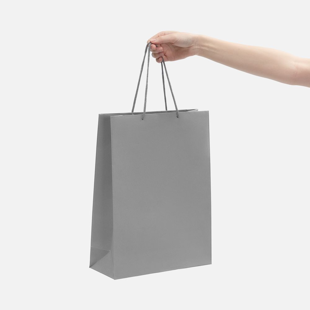 Пакет бумажный Porta XL, серый