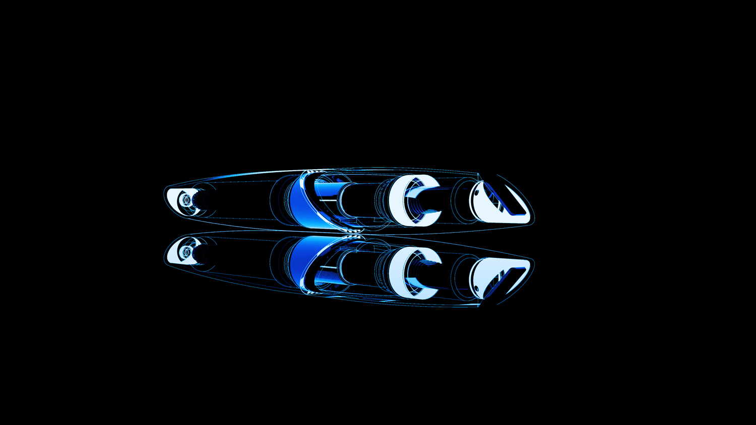 Перьевая ручка PININFARINA PF Two BLUE