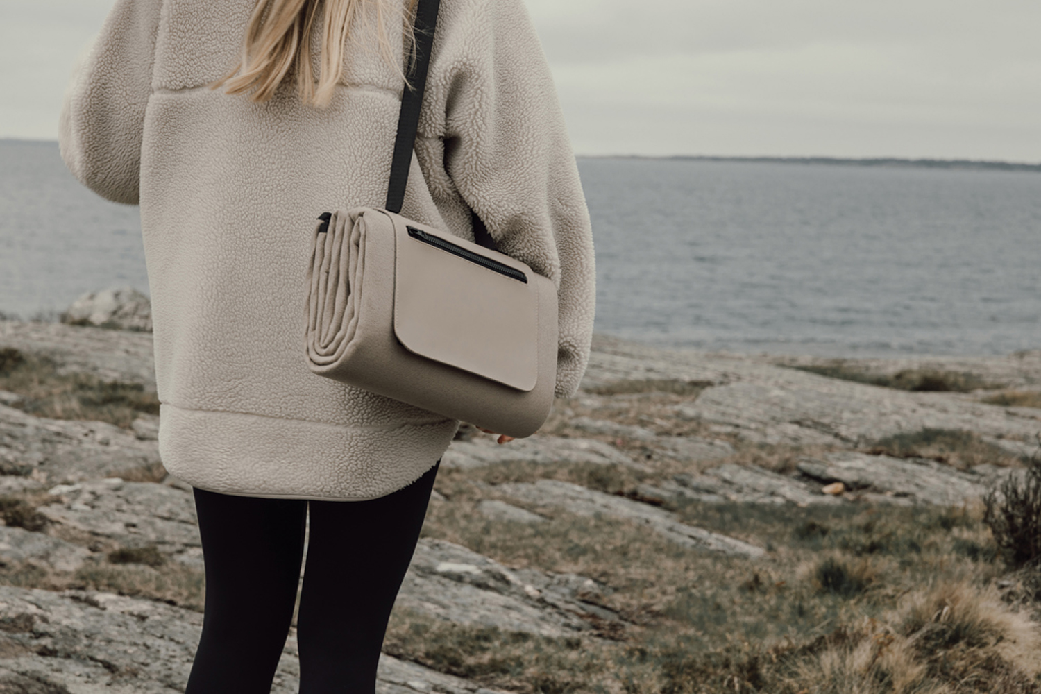 Плед для пикника VINGA Baltimore из переработанного полиэстера RCS, 150х130 см