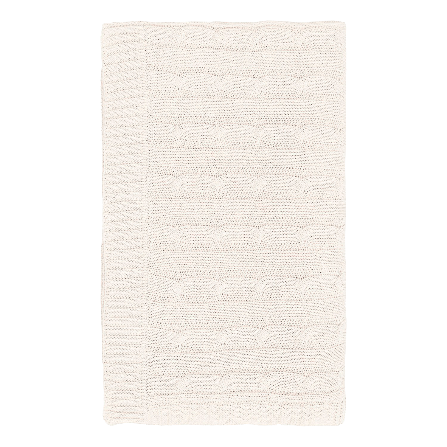 Плед Фадо (Fado) вязаный, бежевый (без подарочной коробки)