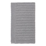 Плед Фадо (Fado) вязаный, серый (без подарочной коробки)