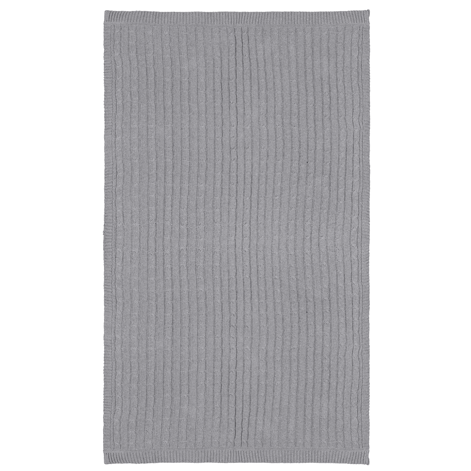 Плед Фадо (Fado) вязаный, серый (без подарочной коробки)