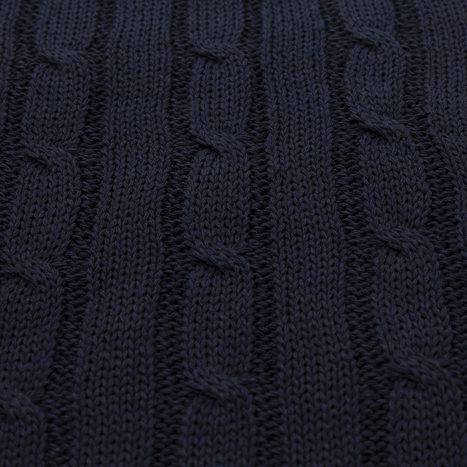 Плед Фадо (Fado) вязаный, синий (без подарочной коробки)