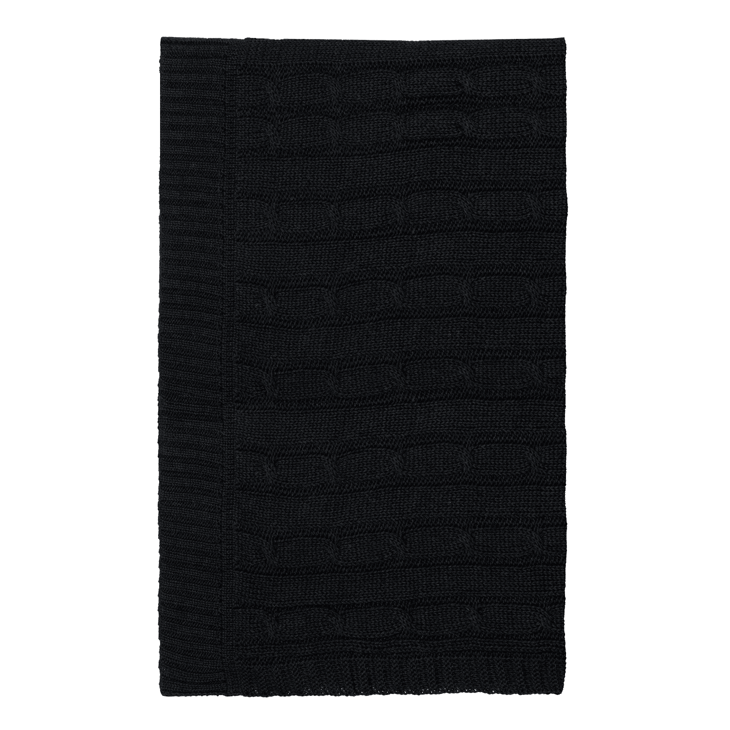 Плед Фадо (Fado) вязаный, темно-синий (без подарочной коробки)