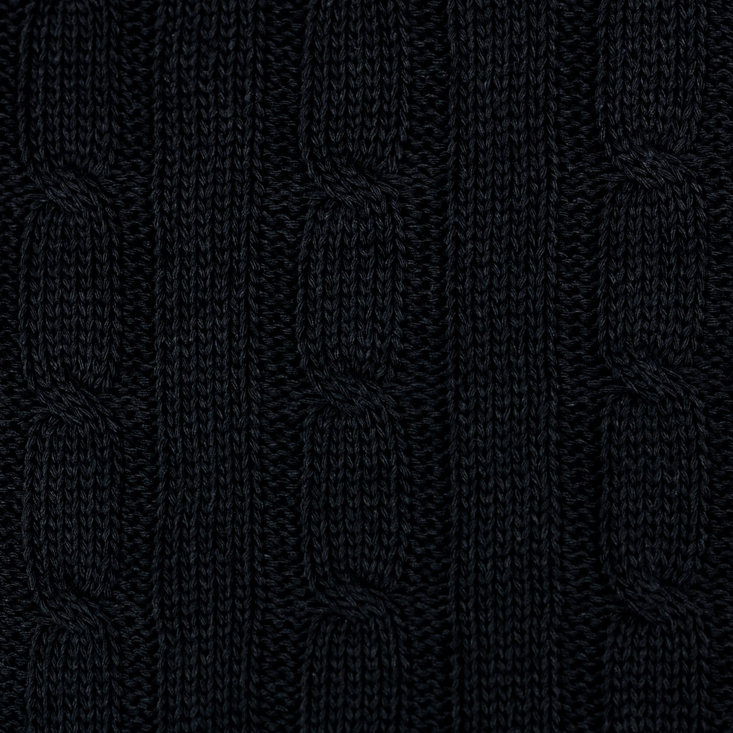 Плед Фадо (Fado) вязаный, темно-синий (без подарочной коробки)