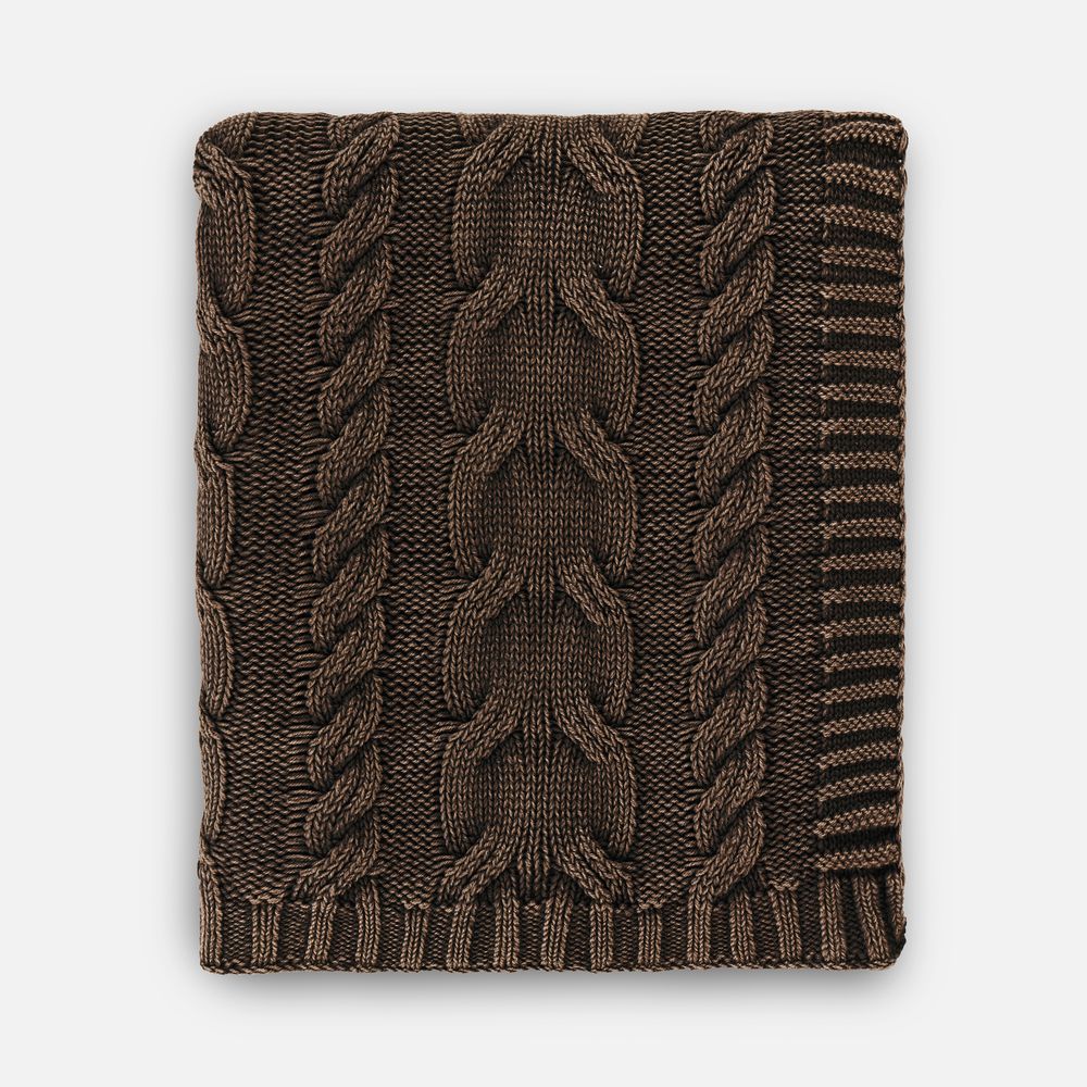 Плед Hygge, коричневый