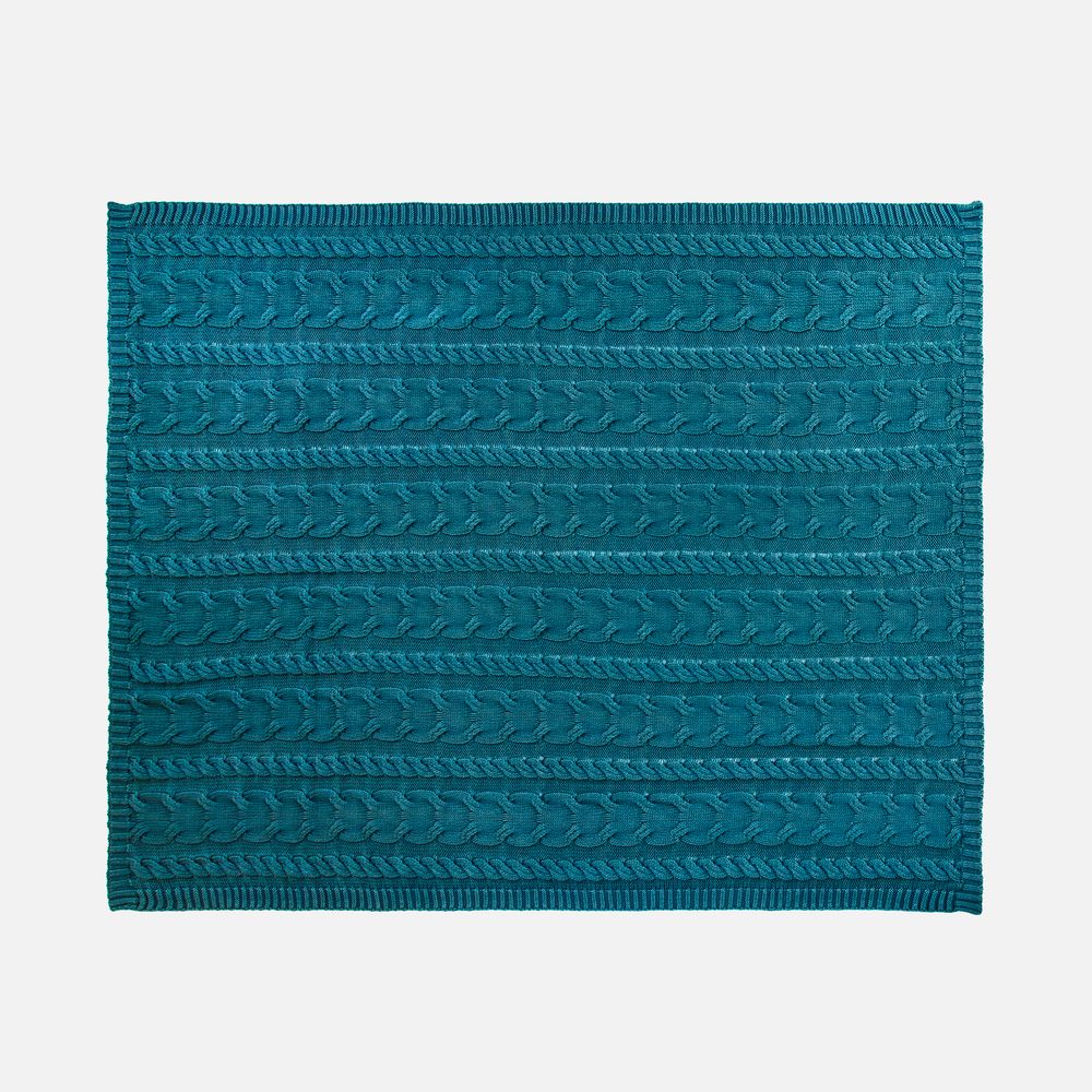 Плед Hygge, темно-зеленый