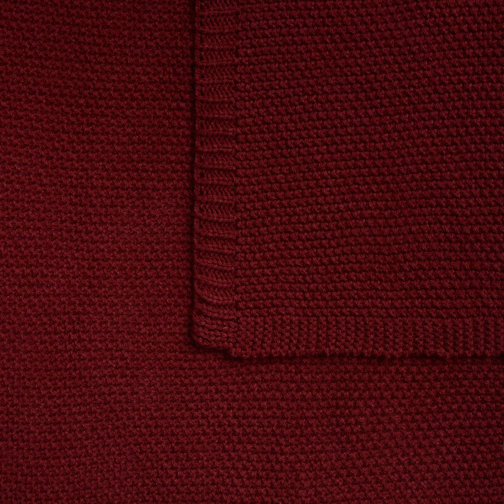 Плед Longview, темно-красный (винный)