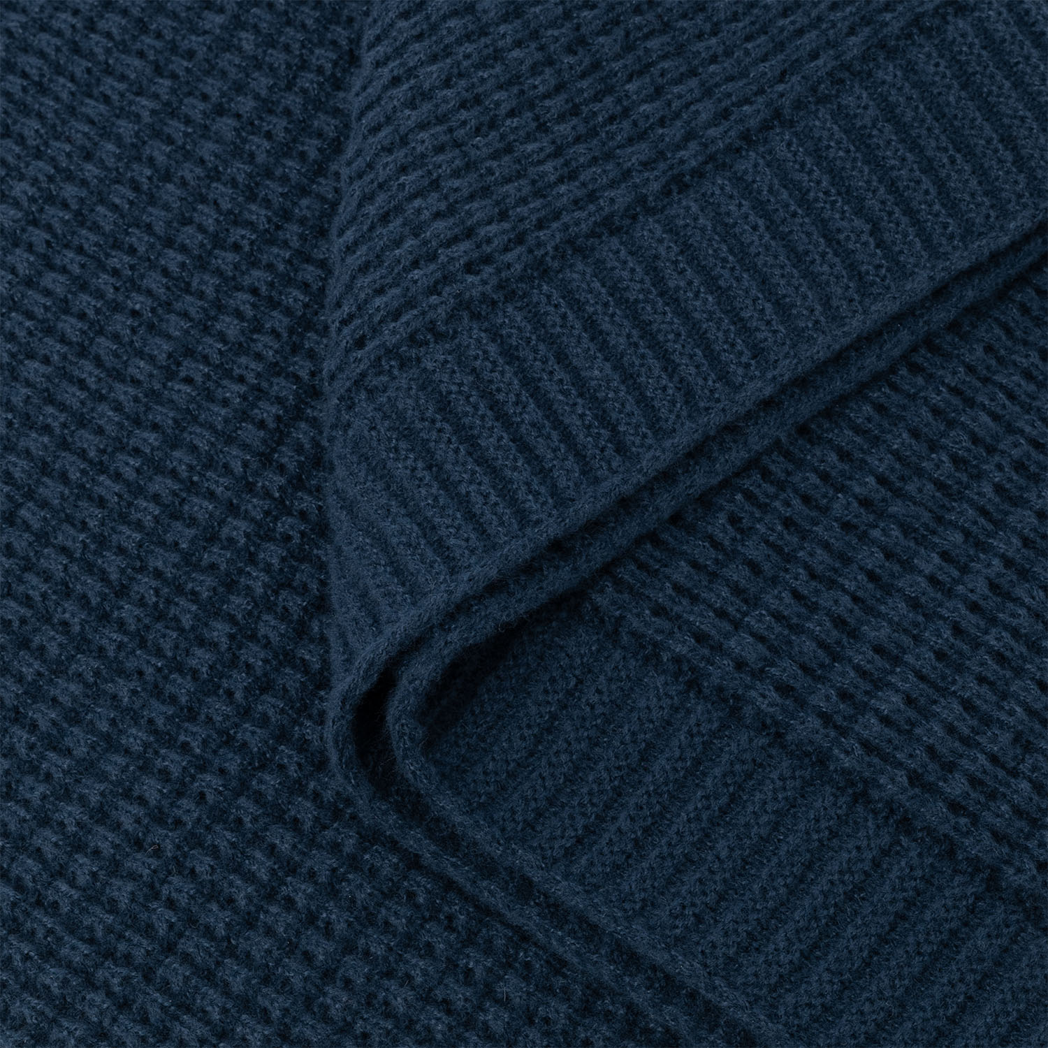 Плед Мальта Софт (Malta Soft) вязаный, 160*90 см, синий