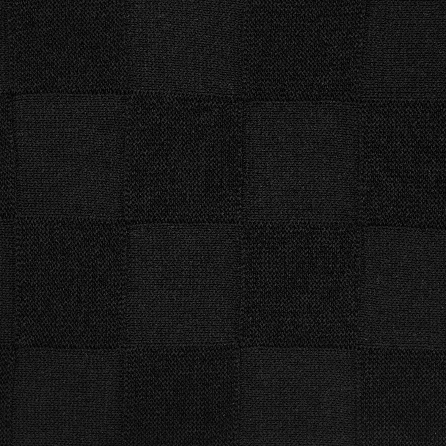 Плед Селла (Cella) вязаный, черный (без подарочной коробки)