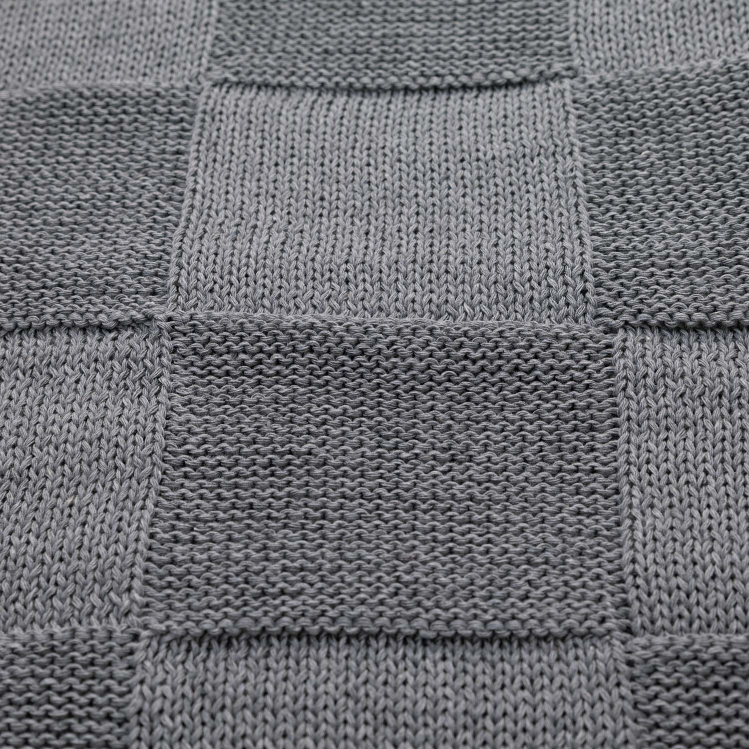 Плед Селла (Cella) вязаный, серый (без подарочной коробки)