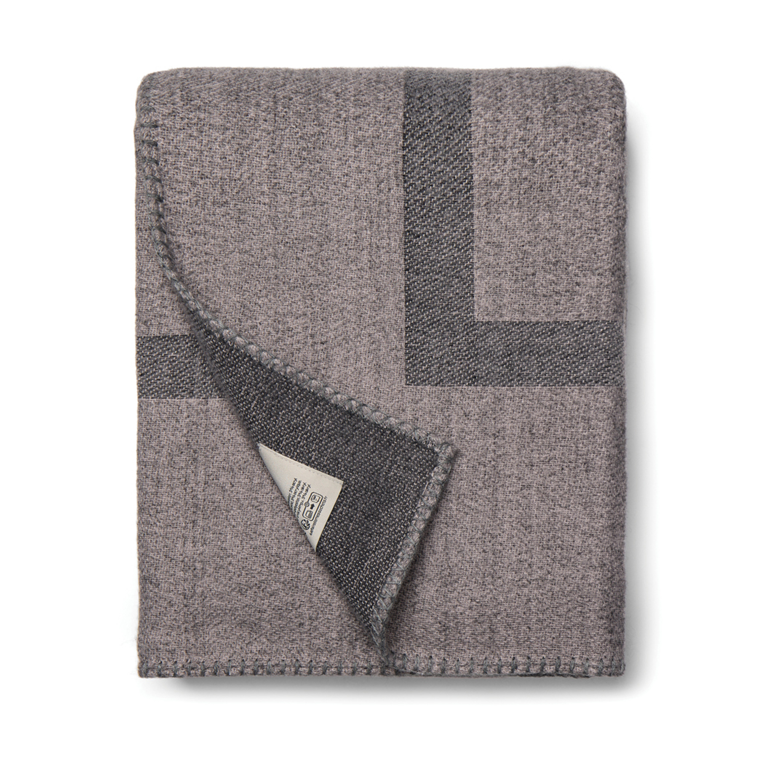 Плед VINGA Monogram из переработанного полиэстера GRS, 170x130 см