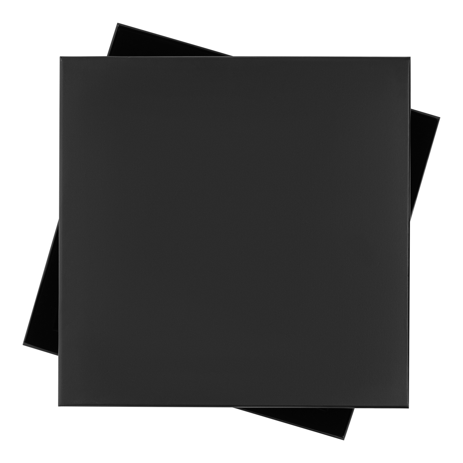 Подарочная коробка с ложементом для ежедневника, ручки и аккумулятора, черная (под съемные ложементы)