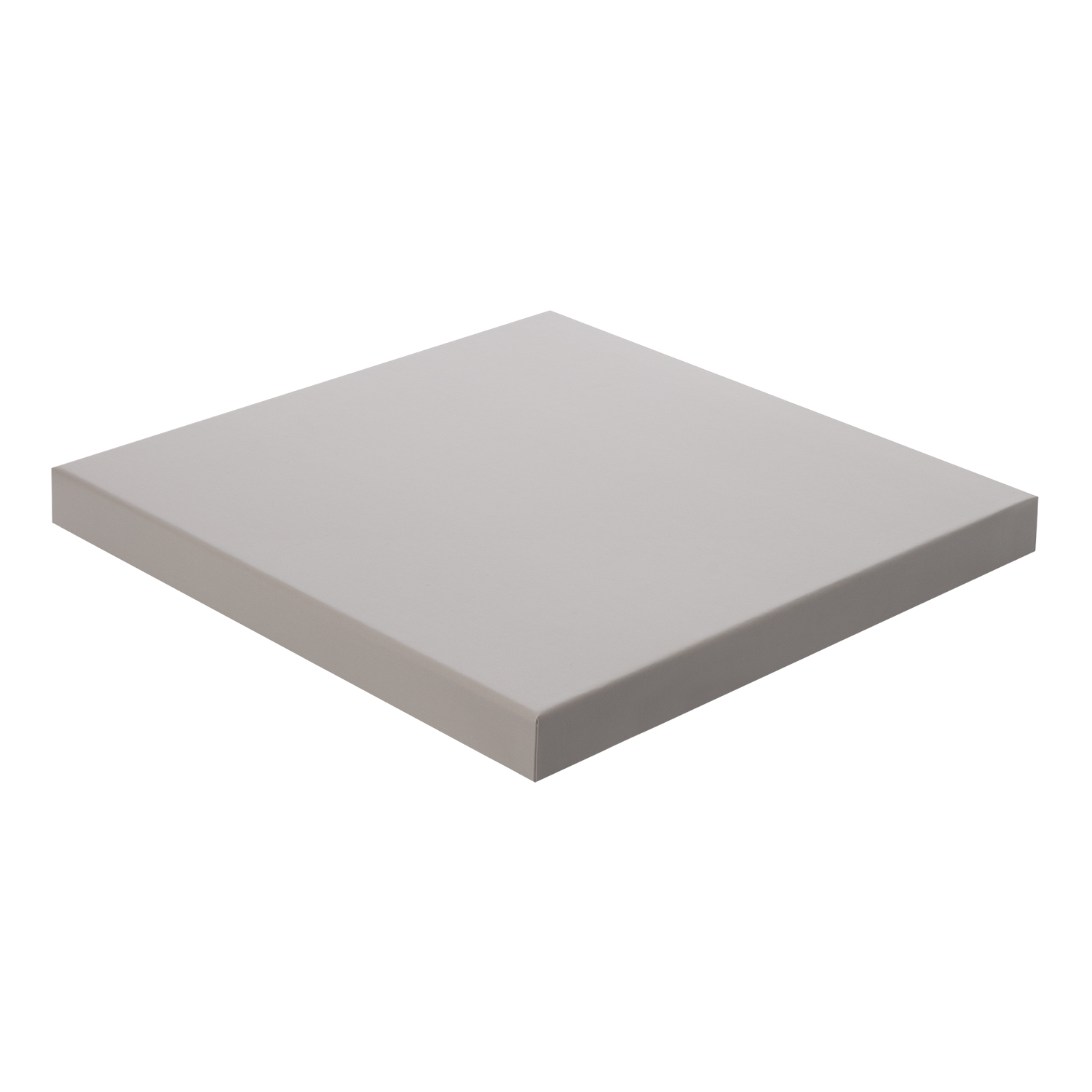 Подарочная коробка с ложементом для ежедневника, ручки и аккумулятора, серая (под съемные ложементы)