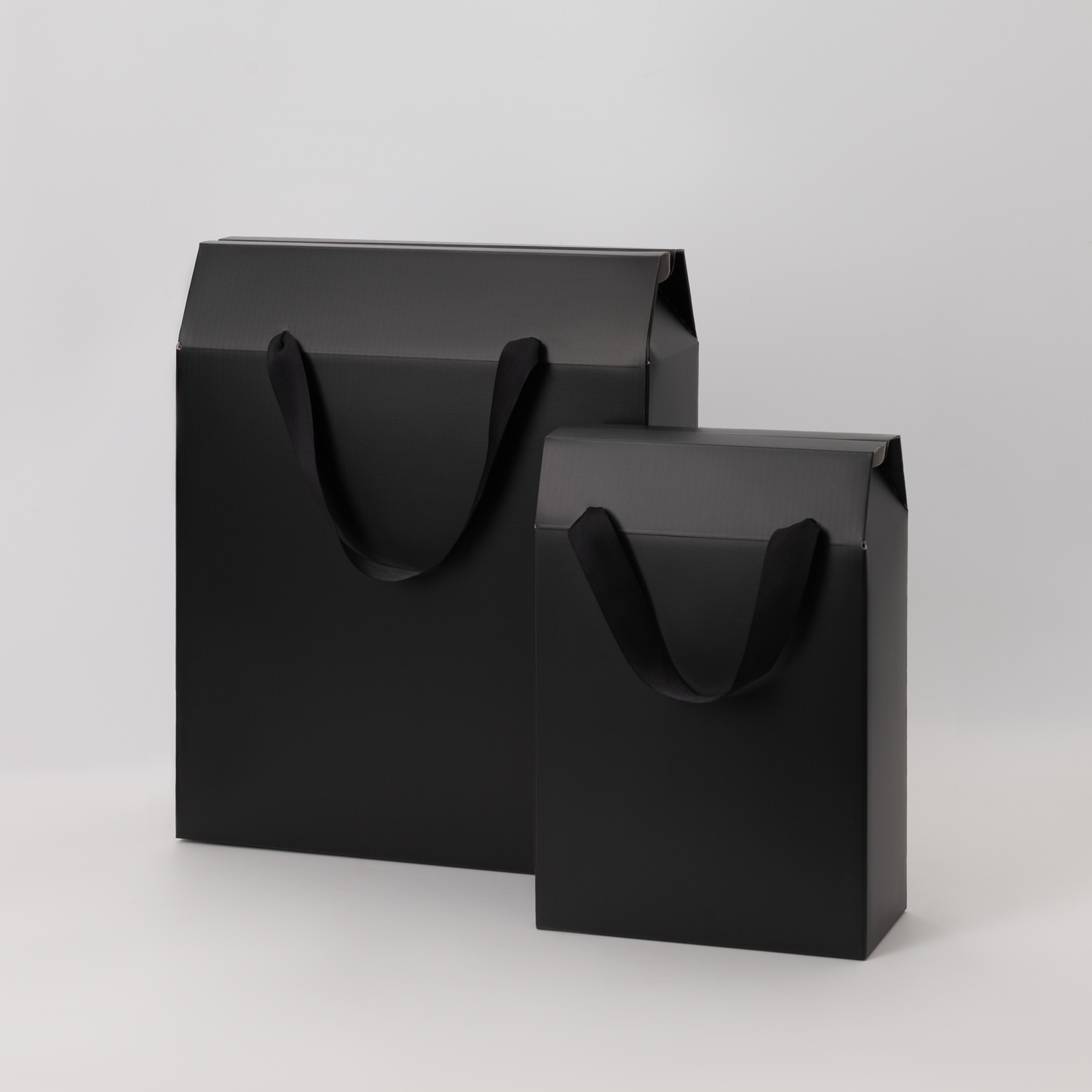 Подарочная коробка-пакет универсальная большая, черная