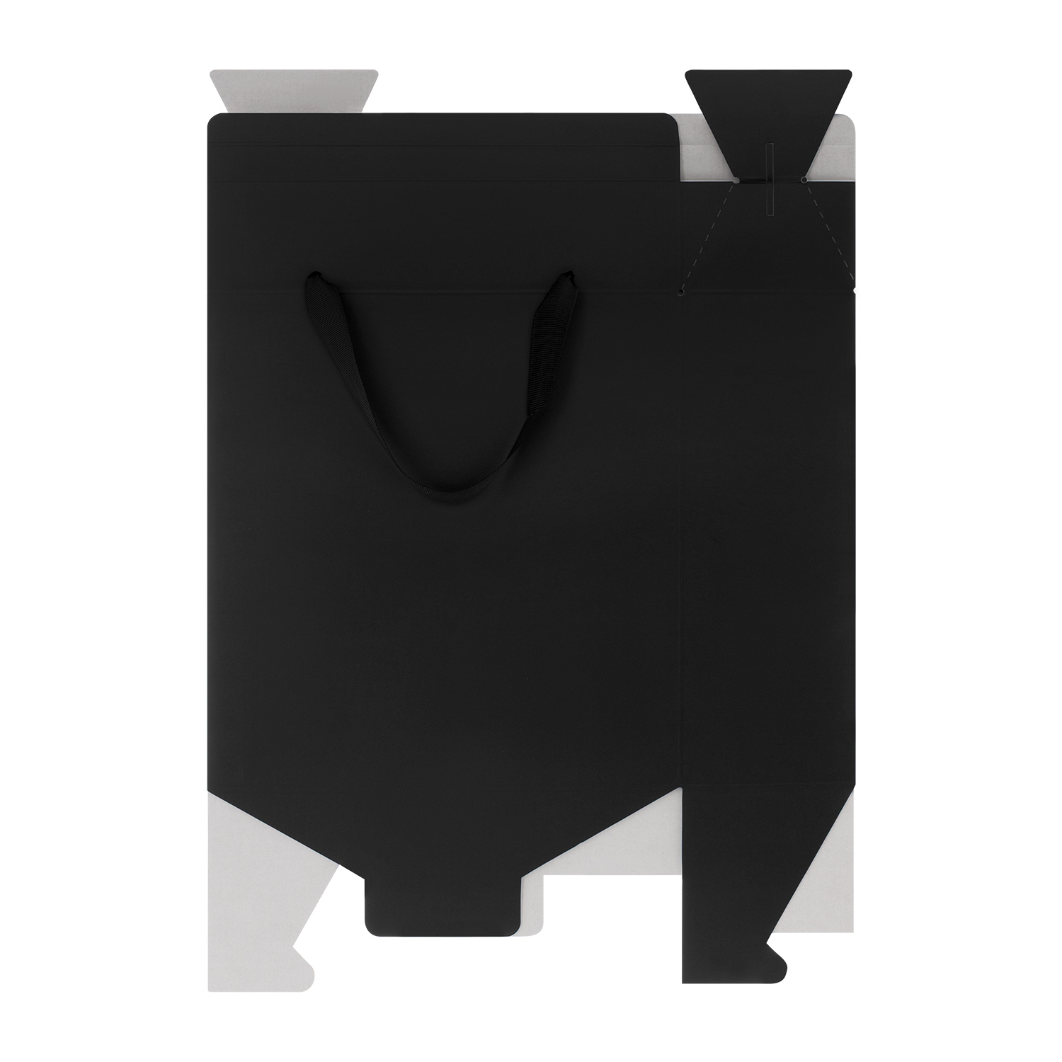 Подарочная коробка-пакет универсальная большая, черная