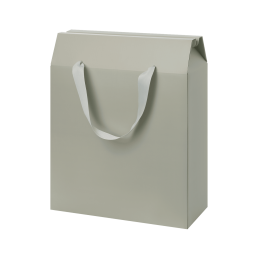 Подарочная коробка-пакет универсальная большая, серая