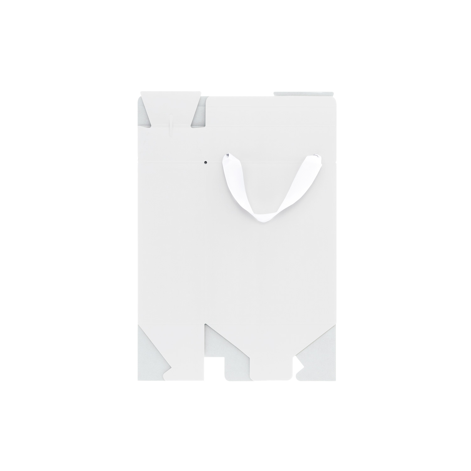 Подарочная коробка-пакет универсальная малая, белая