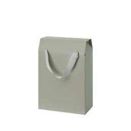 Подарочная коробка-пакет универсальная малая, серая
