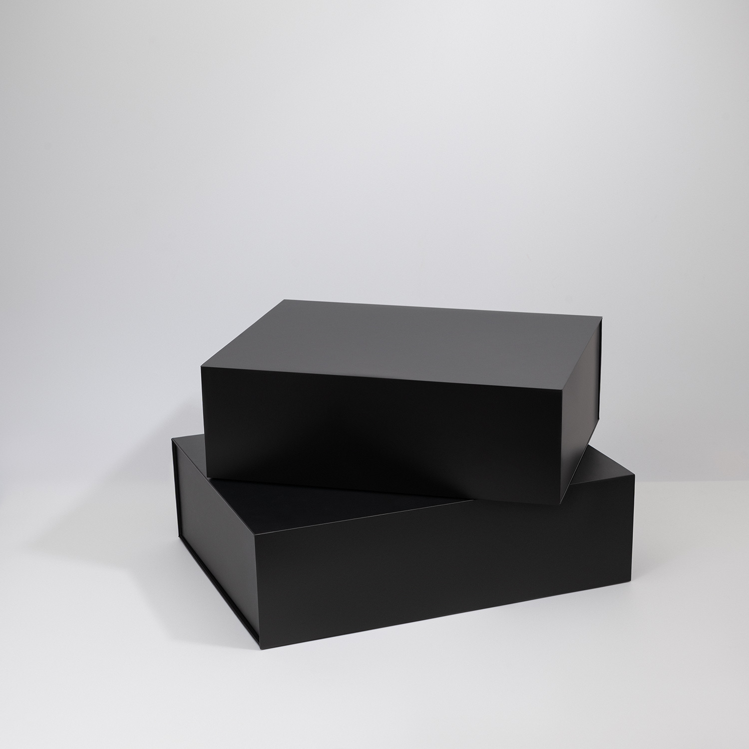 Подарочная коробка-трансформер большая, черная