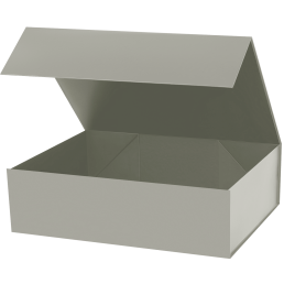 Подарочная коробка-трансформер большая, серая
