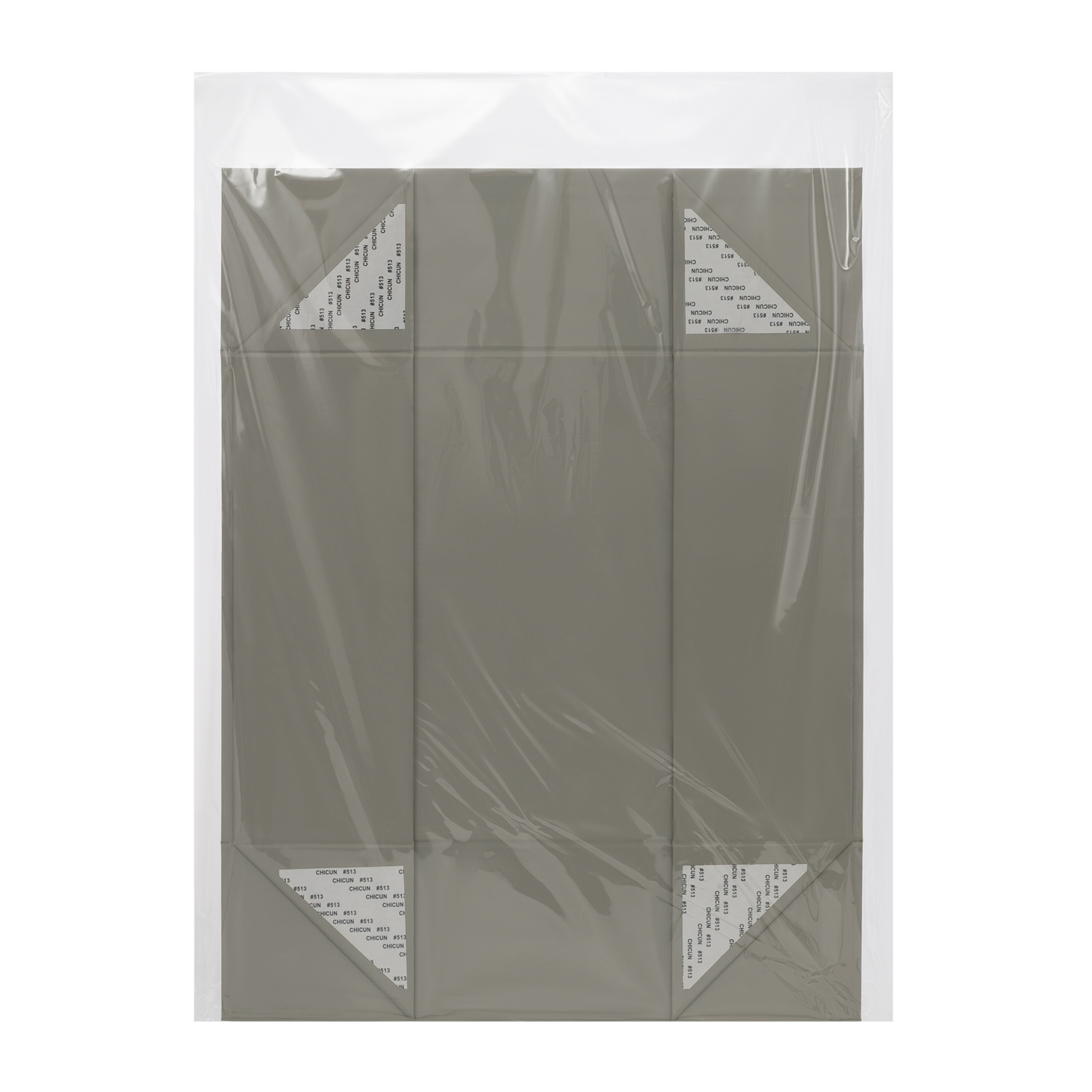 Подарочная коробка-трансформер большая, серая