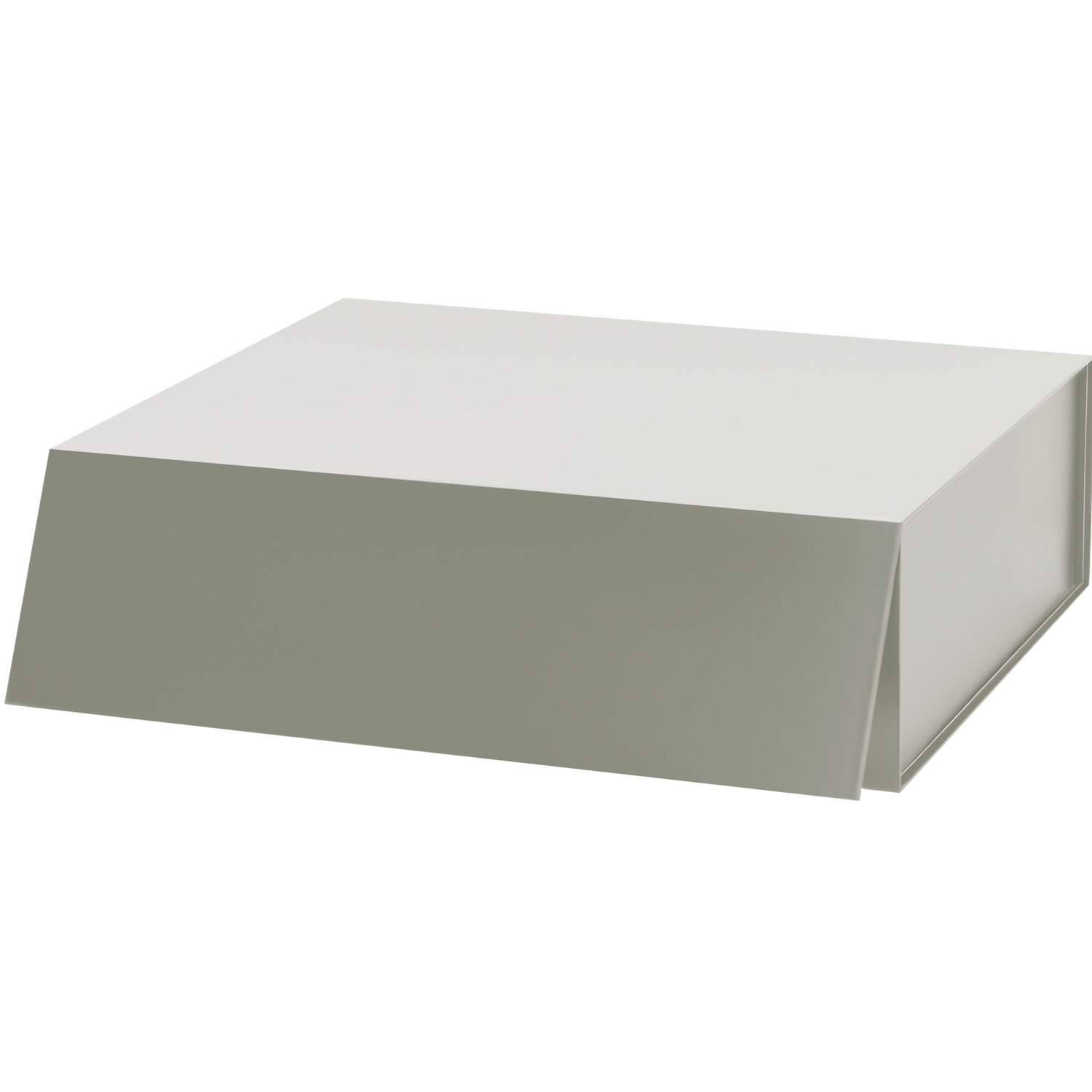 Подарочная коробка-трансформер большая, серая