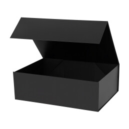 Подарочная коробка-трансформер средняя, черная