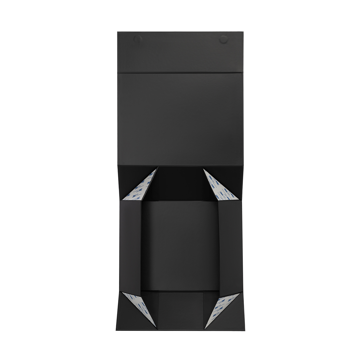 Подарочная коробка-трансформер средняя, черная