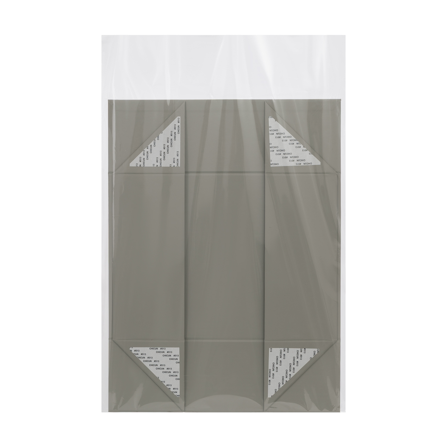 Подарочная коробка-трансформер средняя, серая