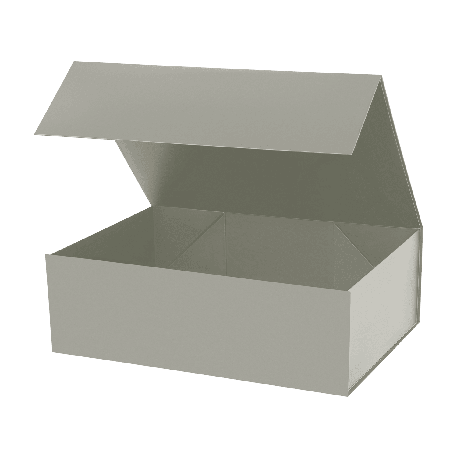 Подарочная коробка-трансформер средняя, серая