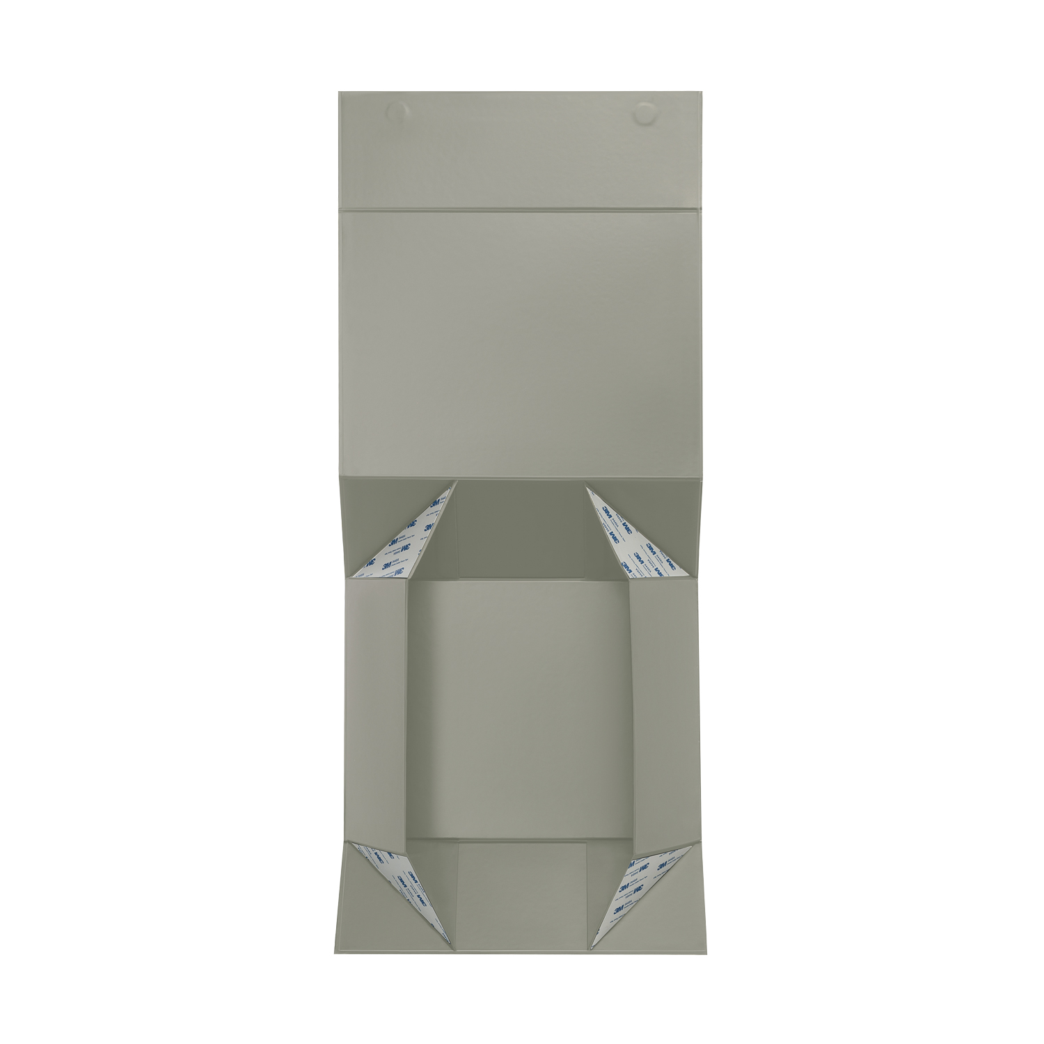 Подарочная коробка-трансформер средняя, серая