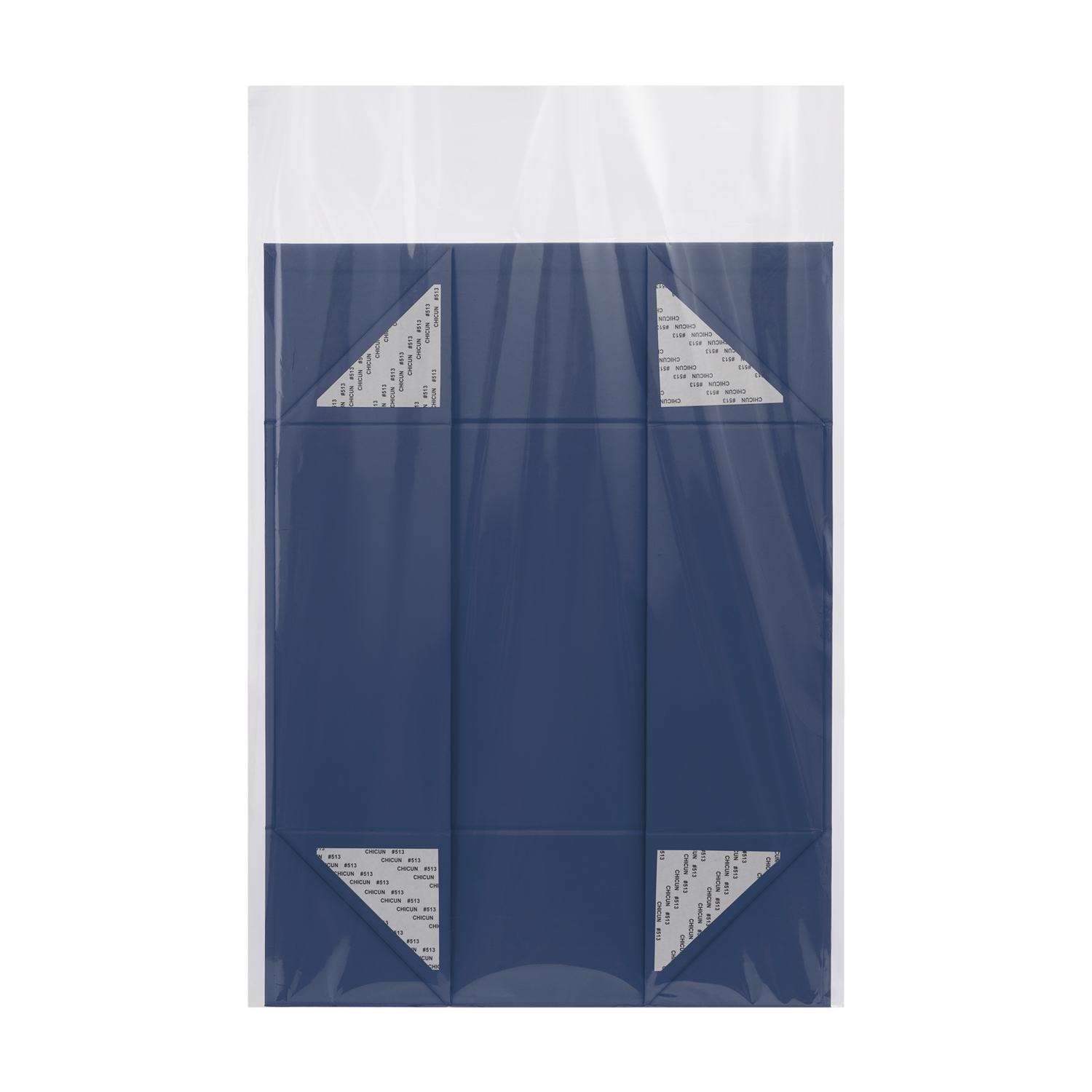 Подарочная коробка-трансформер средняя, синяя