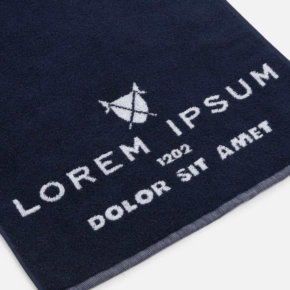 Полотенце на заказ Surpass с пестротканым логотипом, большое