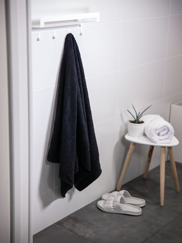 Полотенце Odelle, большое, черное